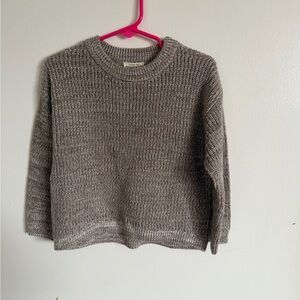 Cozy Knit Kids Sweater in Gray